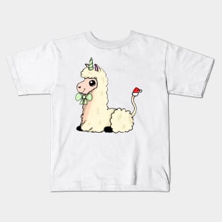 Alpacaa Christmas Cat Kids T-Shirt